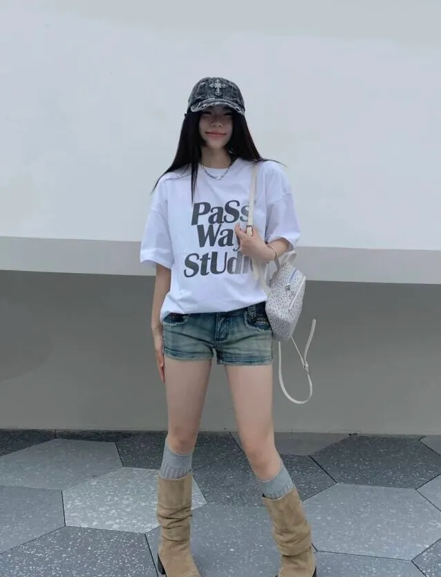 2⃣️5⃣️New ꫛꫀꪝ ❥—— ✨Hot-selling Crow Heart Washed Denim Baseball Cap ⚜️Hardware Cross, Versatile and Fashionable 💫Denim Black Denim Blue